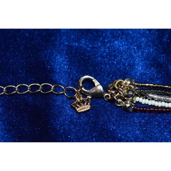 Premier Designs Multi Strand Necklace Brown White Beaded Jewelry - Picture 4 of 4